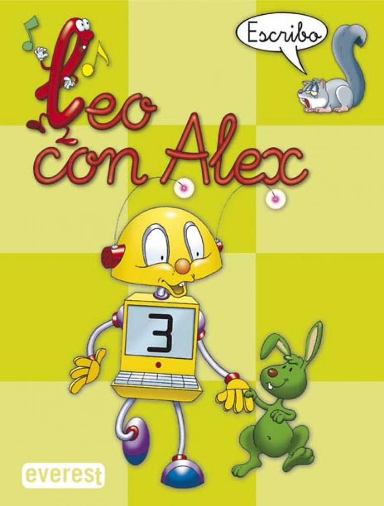 [9788424182649] Leo con Alex 3. Escritura (pauta). Verde