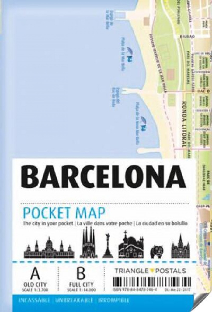 [9788484787464] Barcelona, pocket Map