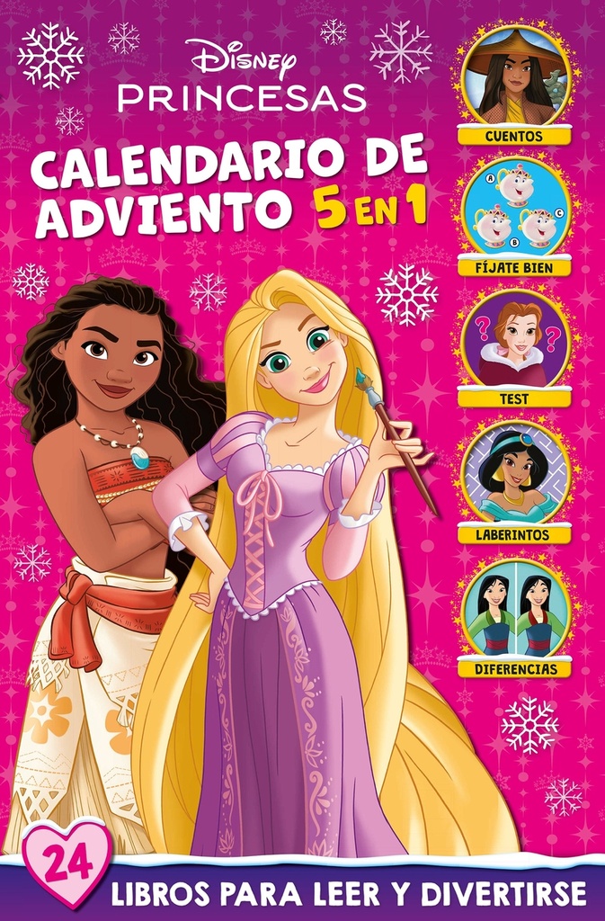 [9788410029712] Princesas. Calendario de Adviento 5 en 1